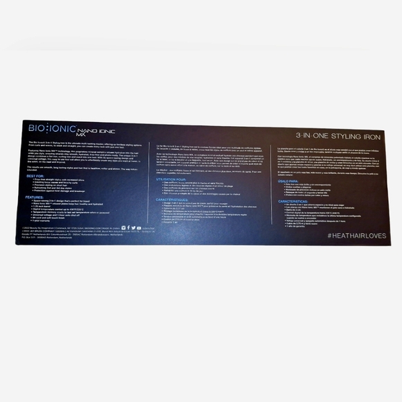 BIO IONIC Nano Ionic MX 3-in-One Styling Iron FIRM PRICE - Picture 8 of 8